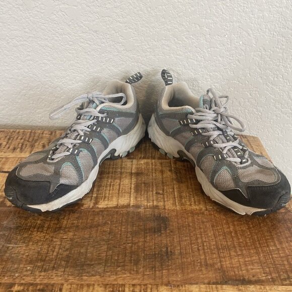 Columbia Kaibab BL3571-019 GrayTeal Techlite Hiking Trail Shoes Women's US 7.5 - Picture 7 of 14